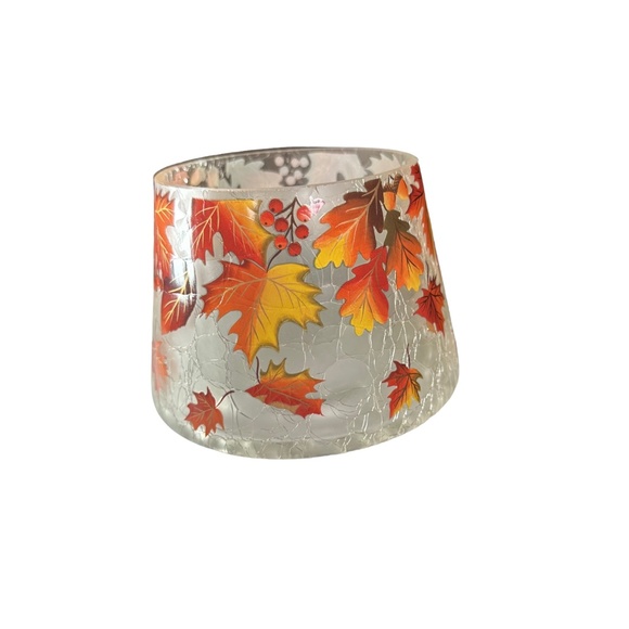 Yankee Candle 1711148 Crackled Fall Leaf V Jar Candle Shade - Picture 4 of 4